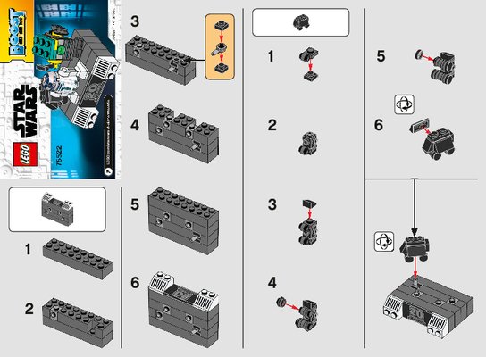 Notice / Instructions de Montage - LEGO - 75522 - GWP: Page 1