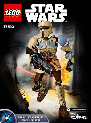 Notice / Instructions de Montage - LEGO - Star Wars - 75523 - Scarif Stormtrooper™: Page 1