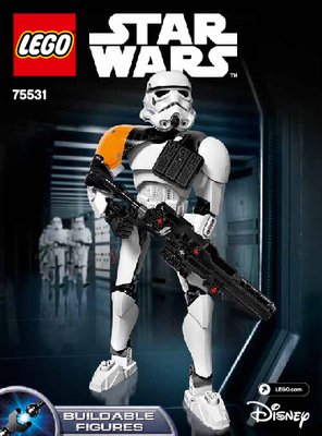 Notice / Instructions de Montage - LEGO - Star Wars - 75531 - Commandant Stormtrooper™: Page 1