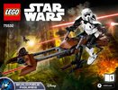 Notice / Instructions de Montage - LEGO - Star Wars - 75532 - Scout Trooper™ & Speeder Bike™: Page 1