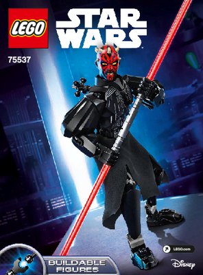 Notice / Instructions de Montage - LEGO - 75537 - Darth Maul™: Page 1