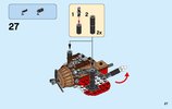 Notice / Instructions de Montage - LEGO - Angry Birds - 75822 - L'attaque en avion du cochon: Page 27