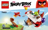 Notice / Instructions de Montage - LEGO - Angry Birds - 75822 - L'attaque en avion du cochon: Page 1