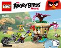 Notice / Instructions de Montage - LEGO - Angry Birds - 75823 - Le vol de l'œuf de l'île des oiseaux: Page 1