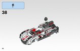 Notice / Instructions de Montage - LEGO - Speed Champions - 75872 - Audi R18 e-tron quattro: Page 44