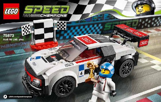 Notice / Instructions de Montage - LEGO - Speed Champions - 75873 - Audi R8 LMS ultra: Page 1