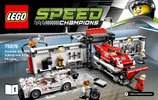 Notice / Instructions de Montage - LEGO - Speed Champions - 75876 - Le stand de la Porsche 919 Hybrid et 917K: Page 1