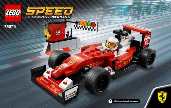 Notice / Instructions de Montage - LEGO - Speed Champions - 75879 - Scuderia Ferrari SF16-H: Page 1