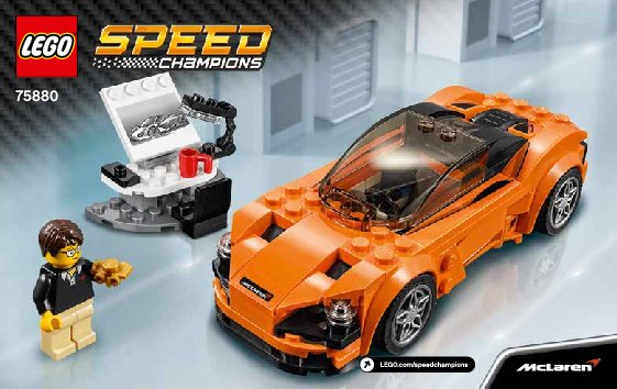 Notice / Instructions de Montage - LEGO - Speed Champions - 75880 - McLaren 720S: Page 1