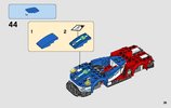 Notice / Instructions de Montage - LEGO - Speed Champions - 75881 - Ford GT 2016 & Ford GT40 1966: Page 39