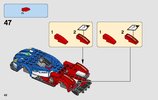 Notice / Instructions de Montage - LEGO - Speed Champions - 75881 - Ford GT 2016 & Ford GT40 1966: Page 42