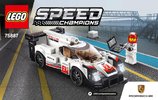 Notice / Instructions de Montage - LEGO - 75887 - Porsche 919 Hybrid: Page 1