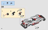 Notice / Instructions de Montage - LEGO - 75887 - Porsche 919 Hybrid: Page 40