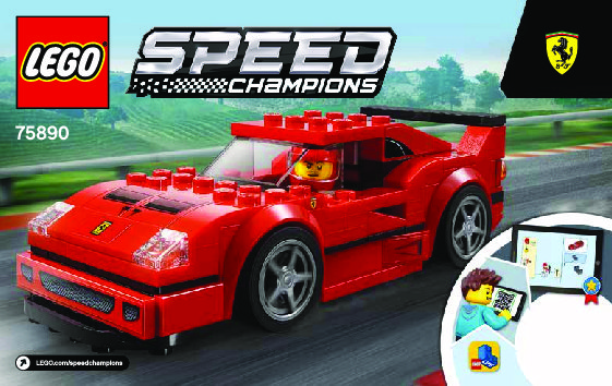 Notice / Instructions de Montage - LEGO - 75890 - Ferrari F40 Competizione: Page 1