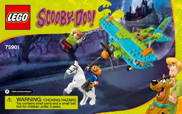 Notice / Instructions de Montage - LEGO - Scooby Doo - 75901 - Les aventures mystérieuses en avion: Page 1