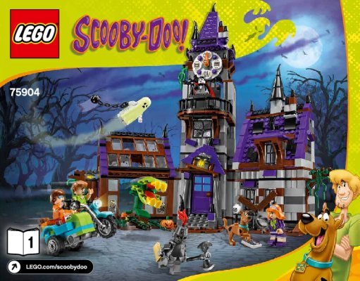 Notice / Instructions de Montage - LEGO - Scooby Doo - 75904 - La maison mystérieuse: Page 1