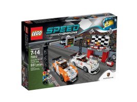 LEGO - Speed Champions - 75912 - La ligne d'arrivée de la Porsche 911 GT