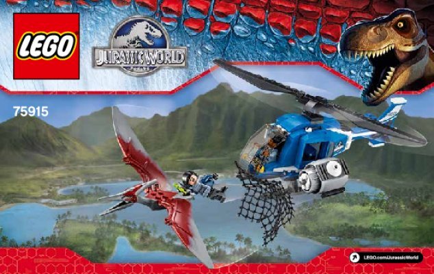 Notice / Instructions de Montage - LEGO - Jurassic World - 75915 - La capture du Ptéranodon: Page 1