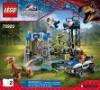 Notice / Instructions de Montage - LEGO - Jurassic World - 75920 - L'évasion du Vélociraptor: Page 1