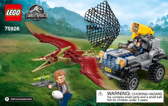 Notice / Instructions de Montage - LEGO - 75926 - Pteranodon Chase: Page 1