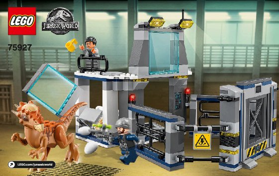 Notice / Instructions de Montage - LEGO - 75927 - Stygimoloch Breakout: Page 1