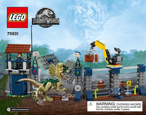 Notice / Instructions de Montage - LEGO - 75931 - Dilophosaurus Outpost Attack: Page 1