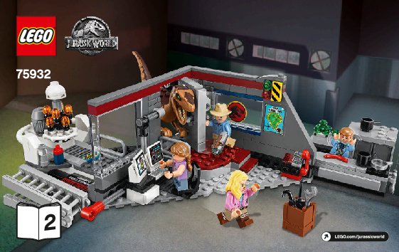 Notice / Instructions de Montage - LEGO - 75932 - Jurassic Park Velociraptor Chase: Page 1