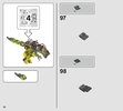 Notice / Instructions de Montage - LEGO - 75938 - T. rex vs Dino-Mech Battle: Page 78