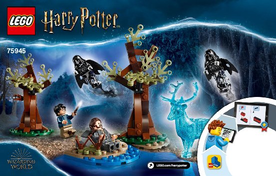 Notice / Instructions de Montage - LEGO - 75945 - Expecto Patronum: Page 1