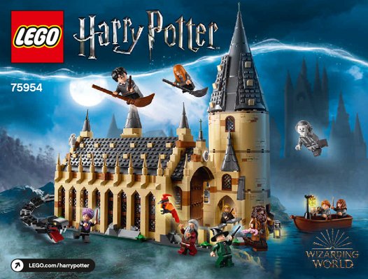 Notice / Instructions de Montage - LEGO - 75954 - Hogwarts™ Great Hall: Page 1