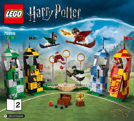 Notice / Instructions de Montage - LEGO - 75956 - Quidditch™ Match: Page 1