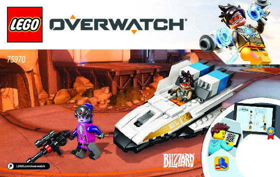 Notice / Instructions de Montage - LEGO - 75970 - Tracer vs. Widowmaker: Page 1