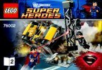 Notice / Instructions de Montage - LEGO - DC Comics Super Heroes - 76002 - Superman™ : le combat à Metropolis: Page 1