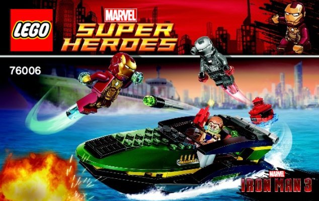 Notice / Instructions de Montage - LEGO - Marvel Super Heroes - 76006 - Iron Man™ : la bataille du port Extremis: Page 1