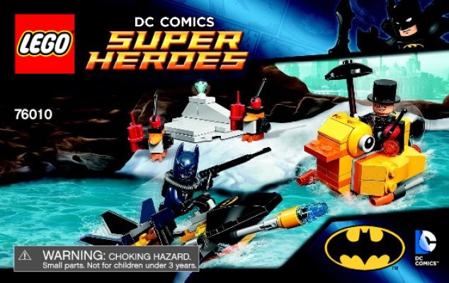 Notice / Instructions de Montage - LEGO - DC Comics Super Heroes - 76010 - Batman™ : l’affrontement avec le Pingouin: Page 1