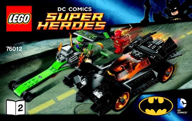 Notice / Instructions de Montage - LEGO - DC Comics Super Heroes - 76012 - Batman™ : la poursuite du Sphinx: Page 1