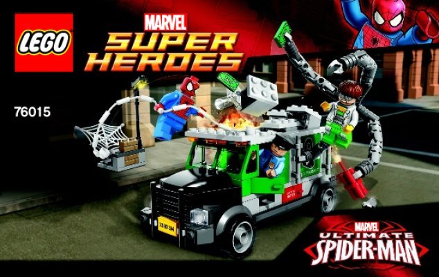 Notice / Instructions de Montage - LEGO - Marvel Super Heroes - 76015 - Le braquage du camion par le Docteur Octopus: Page 1