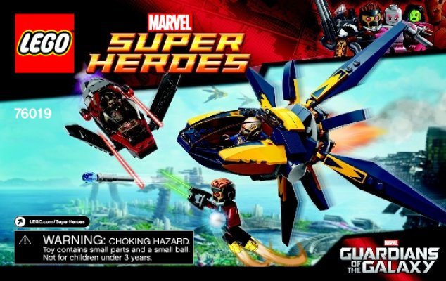 Notice / Instructions de Montage - LEGO - Marvel Super Heroes - 76019 - Le combat du Starblaster: Page 1