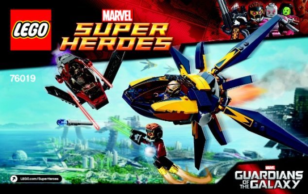 Notice / Instructions de Montage - LEGO - Marvel Super Heroes - 76019 - Le combat du Starblaster: Page 1