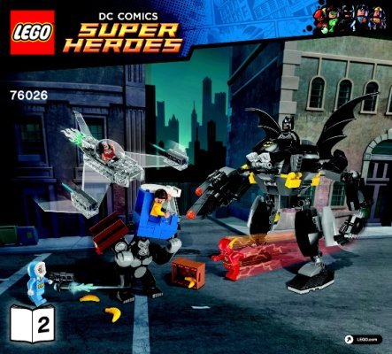 Notice / Instructions de Montage - LEGO - DC Comics Super Heroes - 76026 - Gorilla Grodd en folie: Page 1