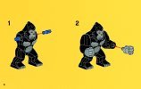 Notice / Instructions de Montage - LEGO - DC Comics Super Heroes - 76026 - Gorilla Grodd en folie: Page 6