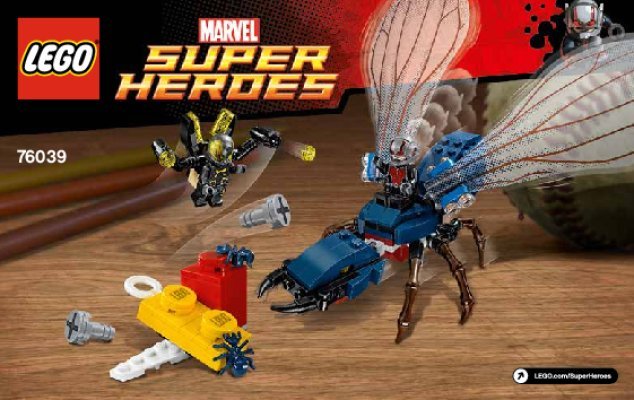 Notice / Instructions de Montage - LEGO - Marvel Super Heroes - 76039 - Le combat final de l'Homme-fourmi: Page 1