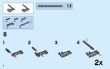 Notice / Instructions de Montage - LEGO - DC Comics Super Heroes - 76045 - L'interception de la Kryptonite: Page 8