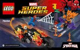 Notice / Instructions de Montage - LEGO - Marvel Super Heroes - 76058 - Spider-Man : l'équipe de Ghost Rider: Page 1