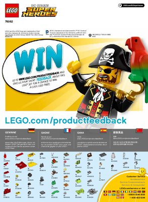 Notice / Instructions de Montage - LEGO - DC Comics Super Heroes - 76062 - Mighty Micros: Robin™ contre Bane™: Page 1