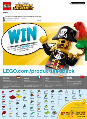 Notice / Instructions de Montage - LEGO - DC Comics Super Heroes - 76062 - Mighty Micros: Robin™ contre Bane™: Page 1