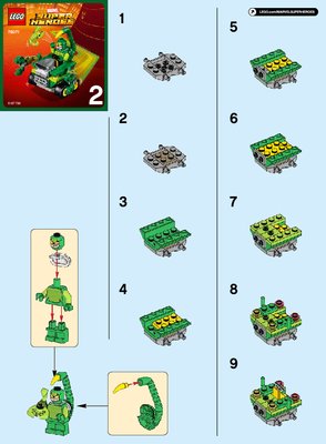 Notice / Instructions de Montage - LEGO - Marvel Super Heroes - 76071 - Mighty Micros : Spider-Man contre Scorpion: Page 1