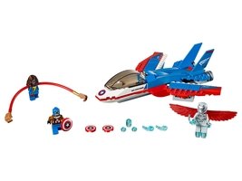 76076 - Captain America Jet Pursuit