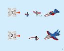 Notice / Instructions de Montage - LEGO - Marvel Super Heroes - 76076 - La poursuite en avion de Captain America: Page 3