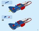 Notice / Instructions de Montage - LEGO - Marvel Super Heroes - 76076 - La poursuite en avion de Captain America: Page 31